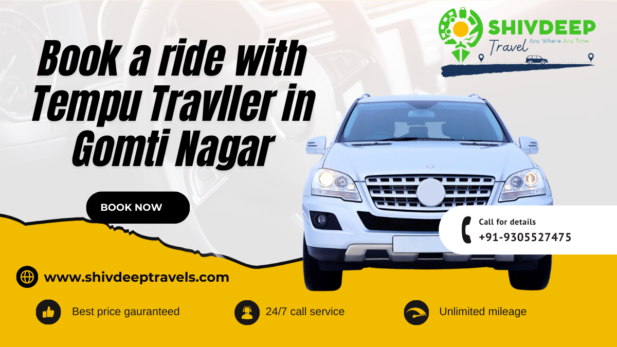 Book a ride with Tempu Travller in Gomti Nagar