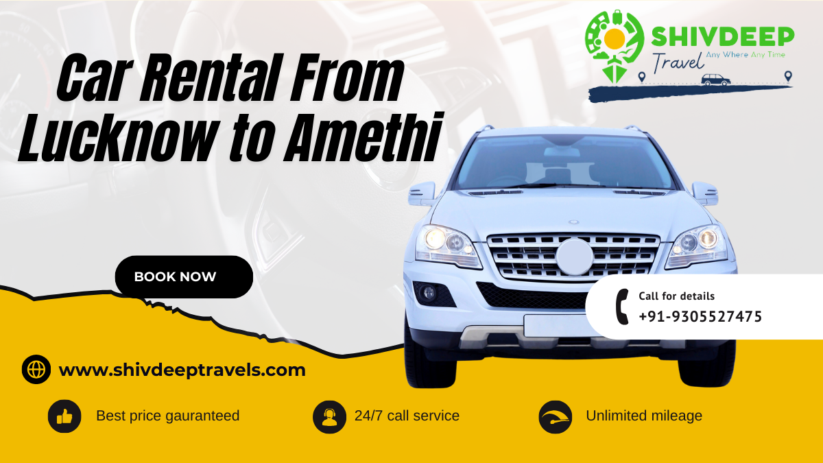 Car Rental from Lucknow to Amethi