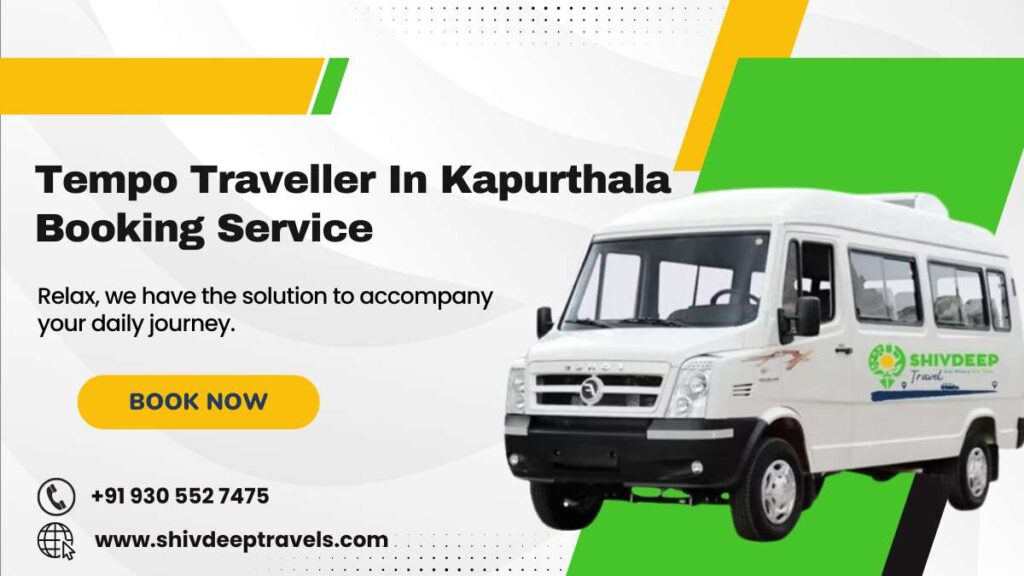 Tempo Traveller In Kapurthala: Booking Service