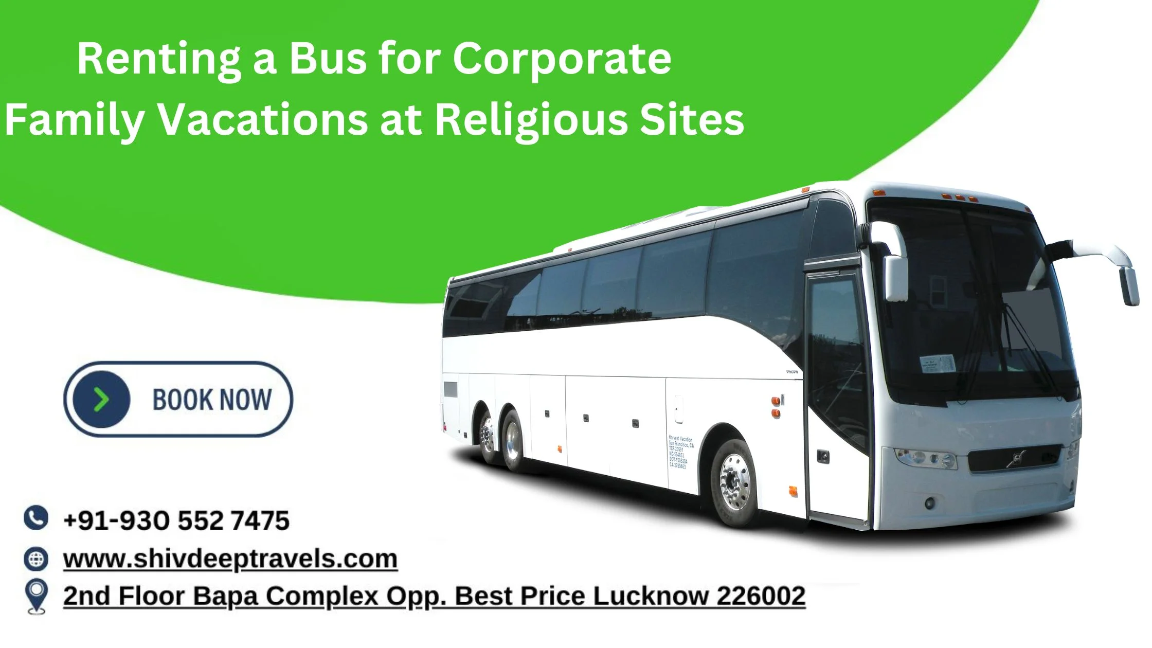 Renting a Bus for Corporate Family Vacations at Religious Sites