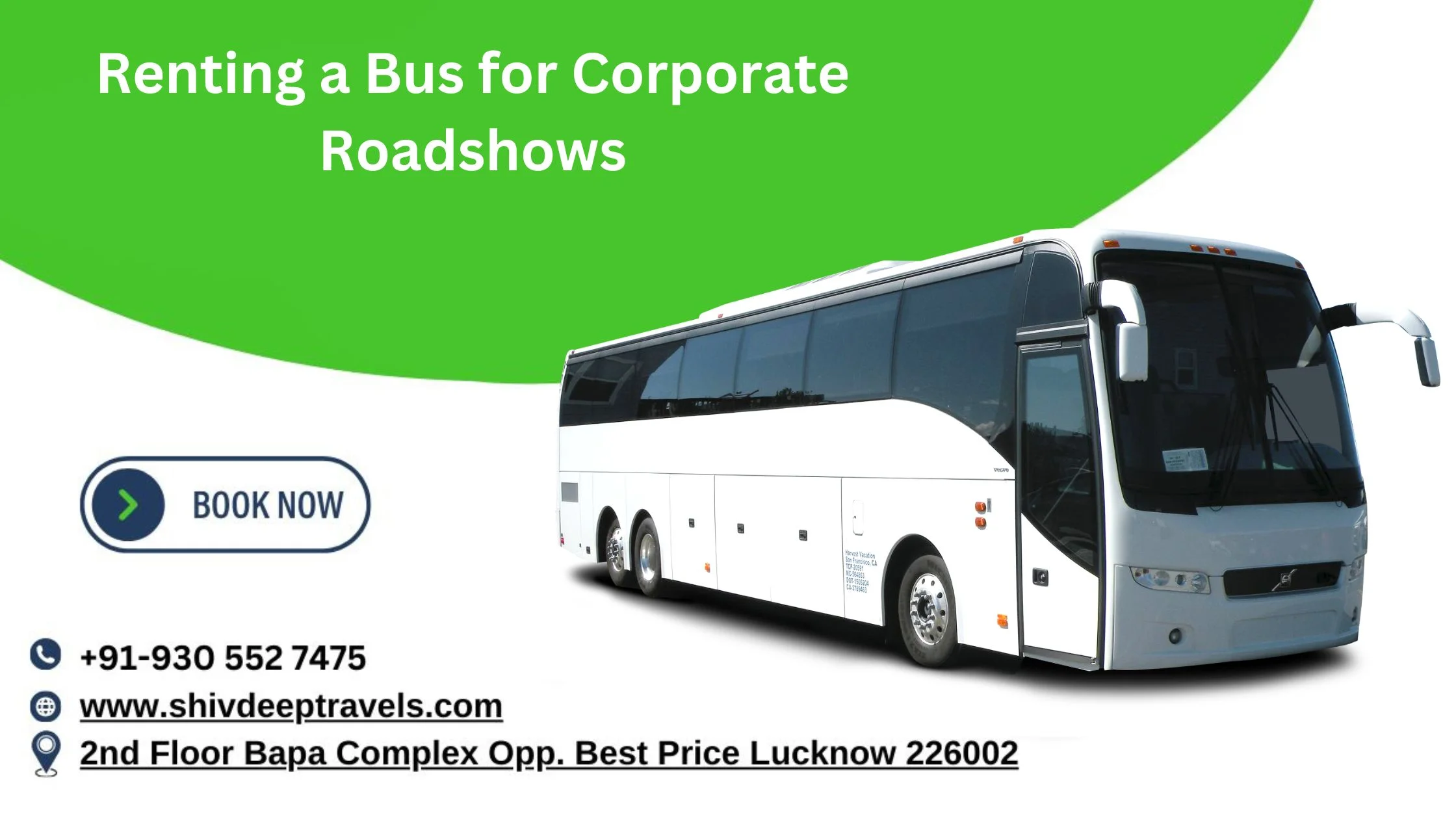 Renting a Bus for Corporate Roadshows