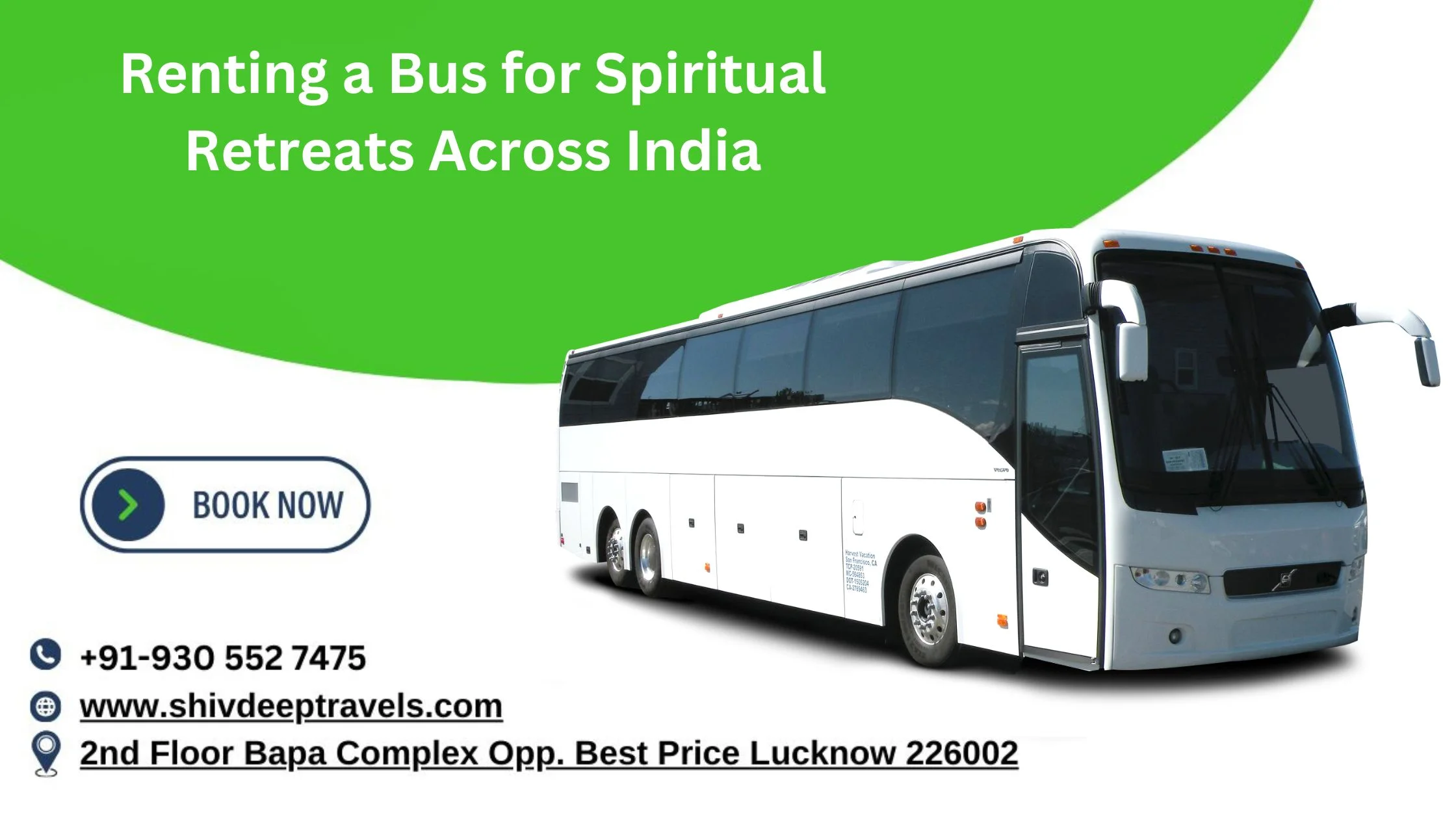 Renting a Bus for Spiritual Retreats Across India