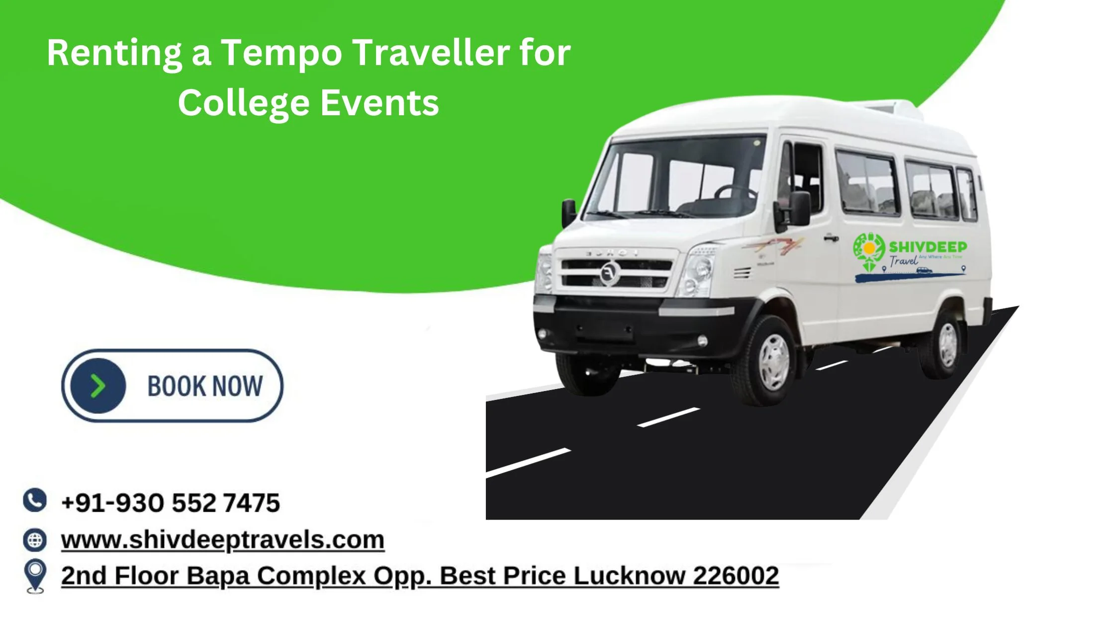 Renting a Tempo Traveller for College Events