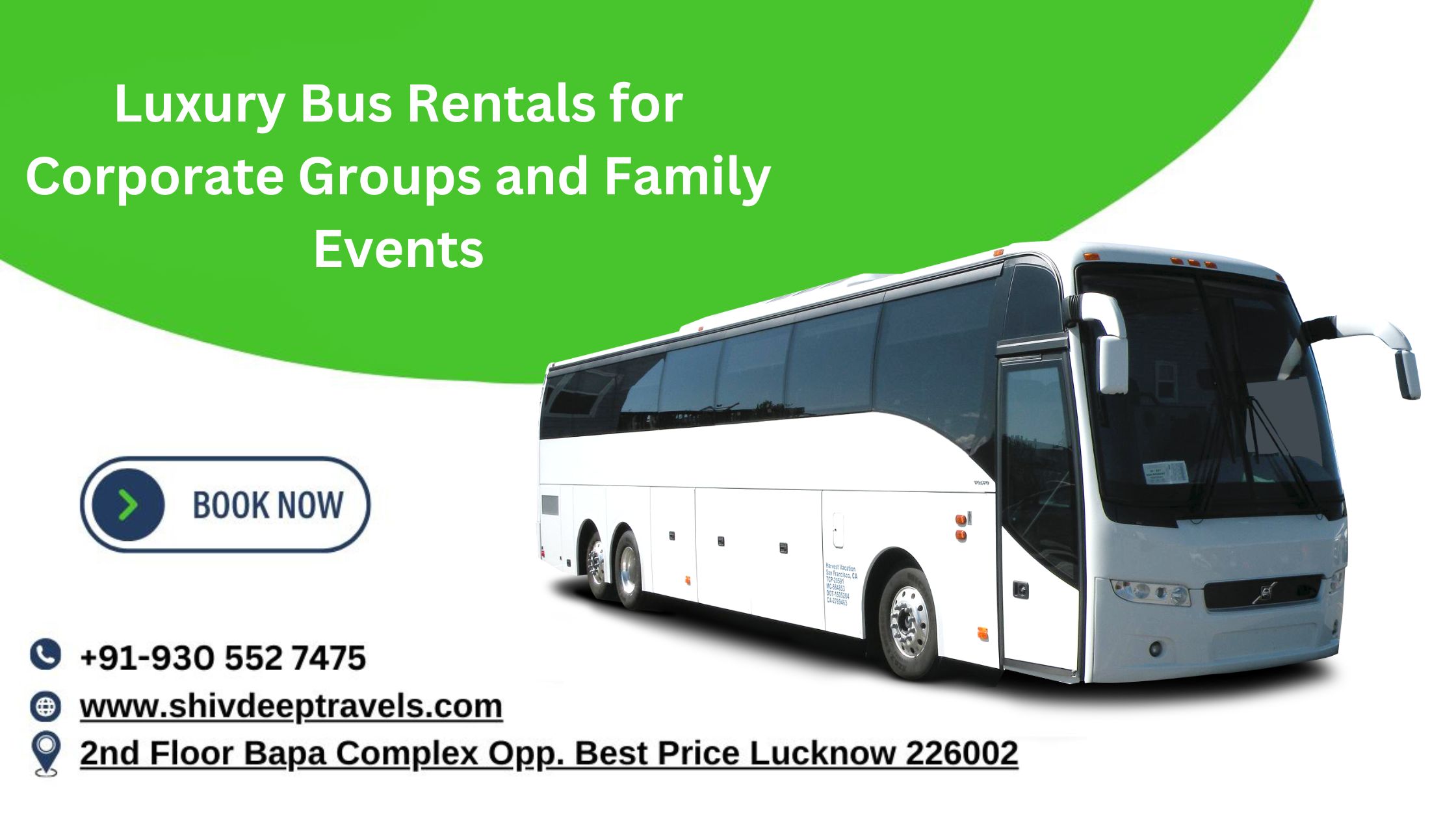 Luxury Bus Rentals for Corporate Groups and Family Events