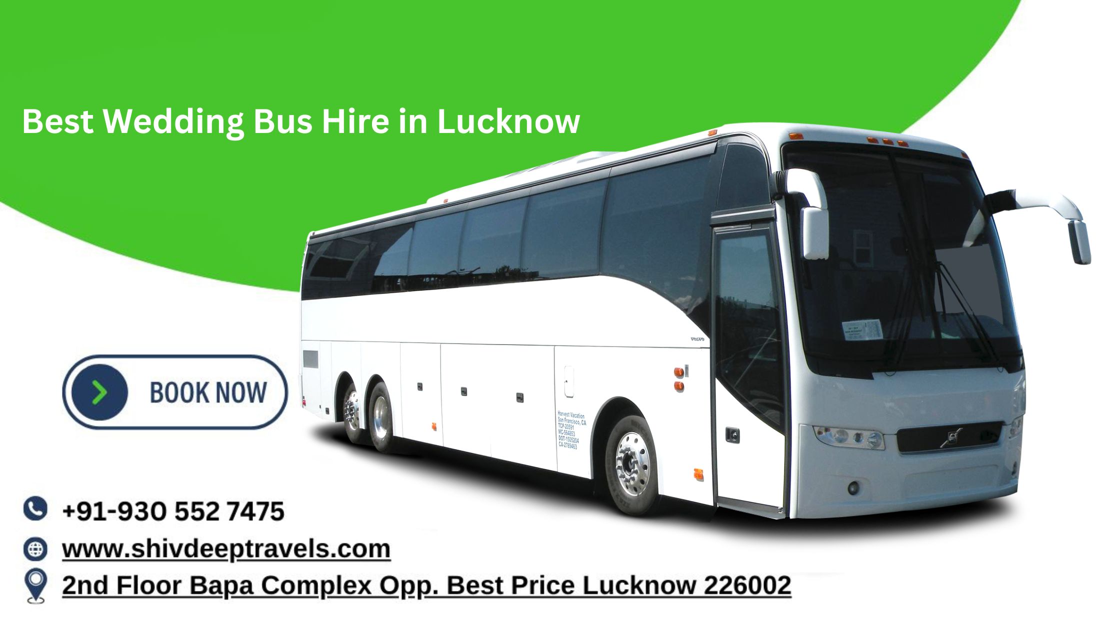 Best Wedding Bus Hire in Lucknow