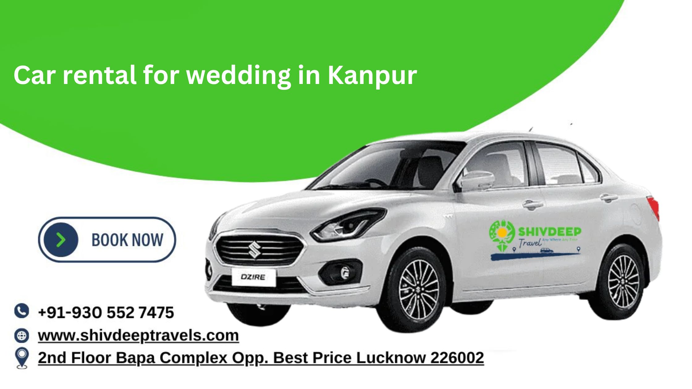 Car Rental for Wedding in Kanpur – Luxury & Budget-Friendly Options