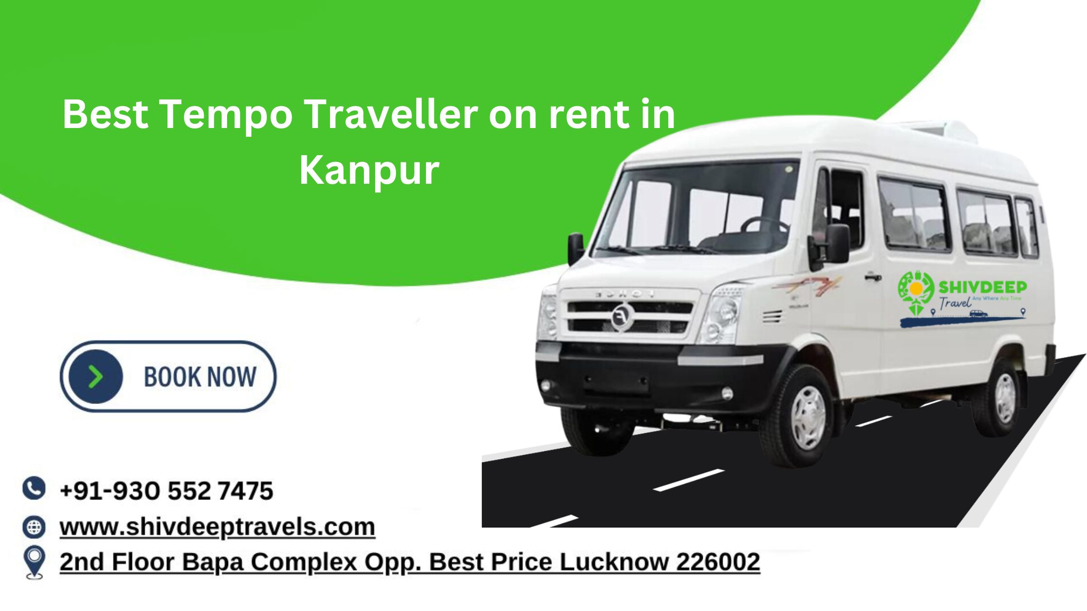 Tempo Traveller on rent in Kanpur