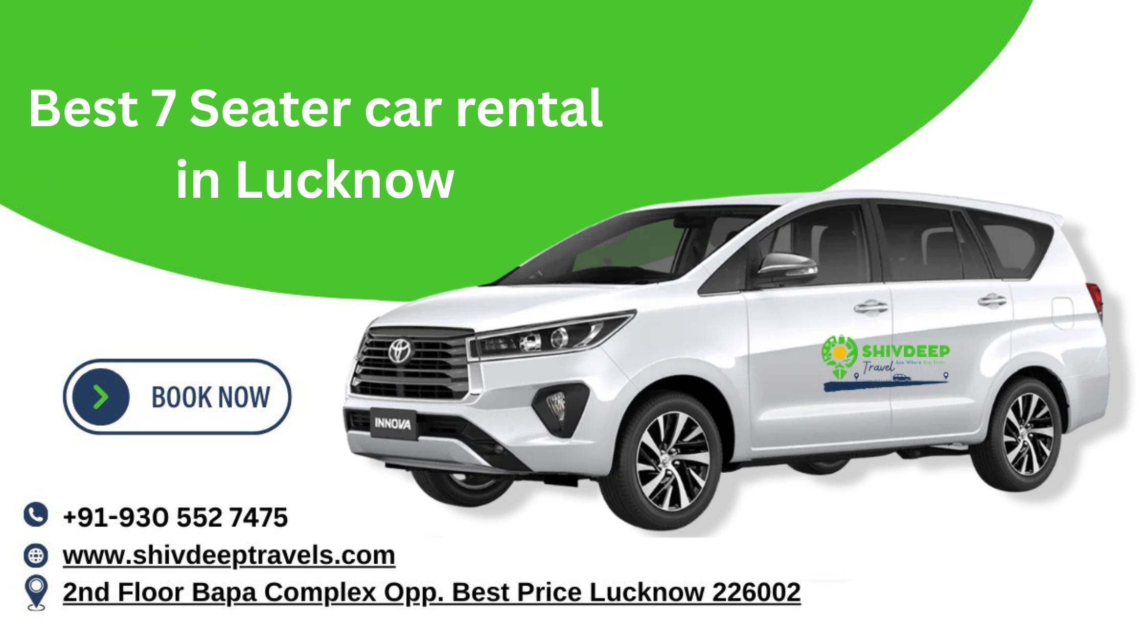 Best 7 Seater car rental in Lucknow