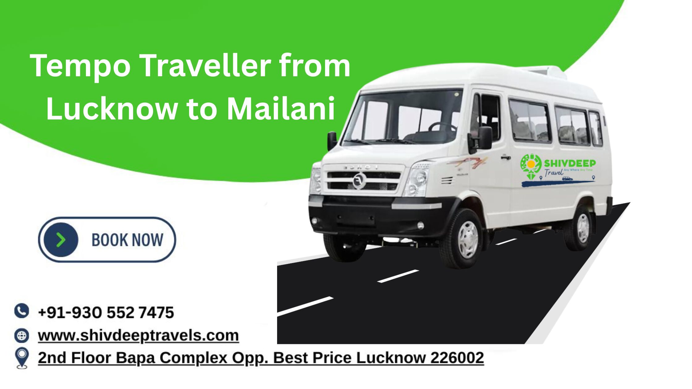 Hire Tempo Traveller from Lucknow to Mailani