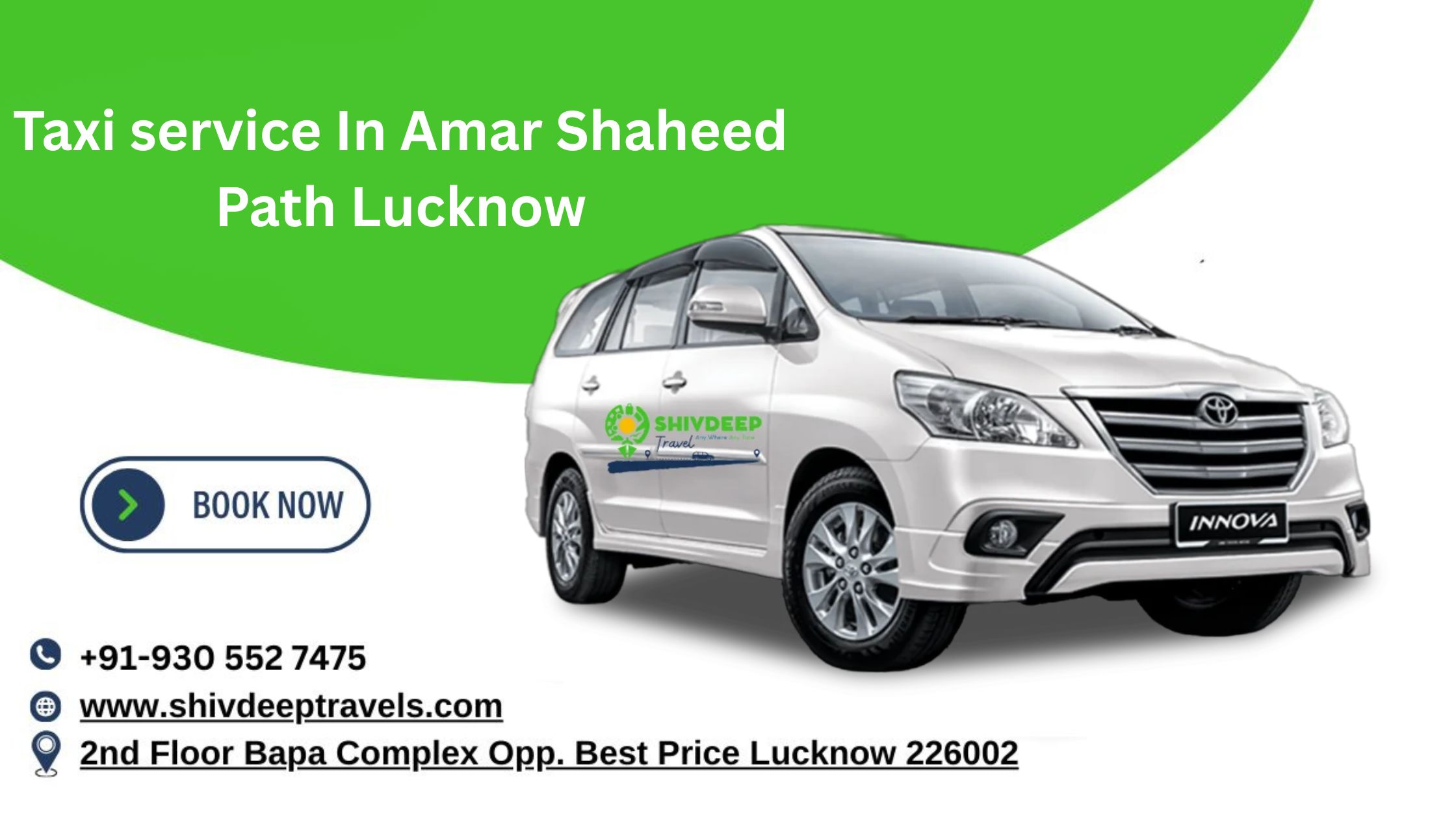 Taxi Service in Amar Shaheed Path Lucknow