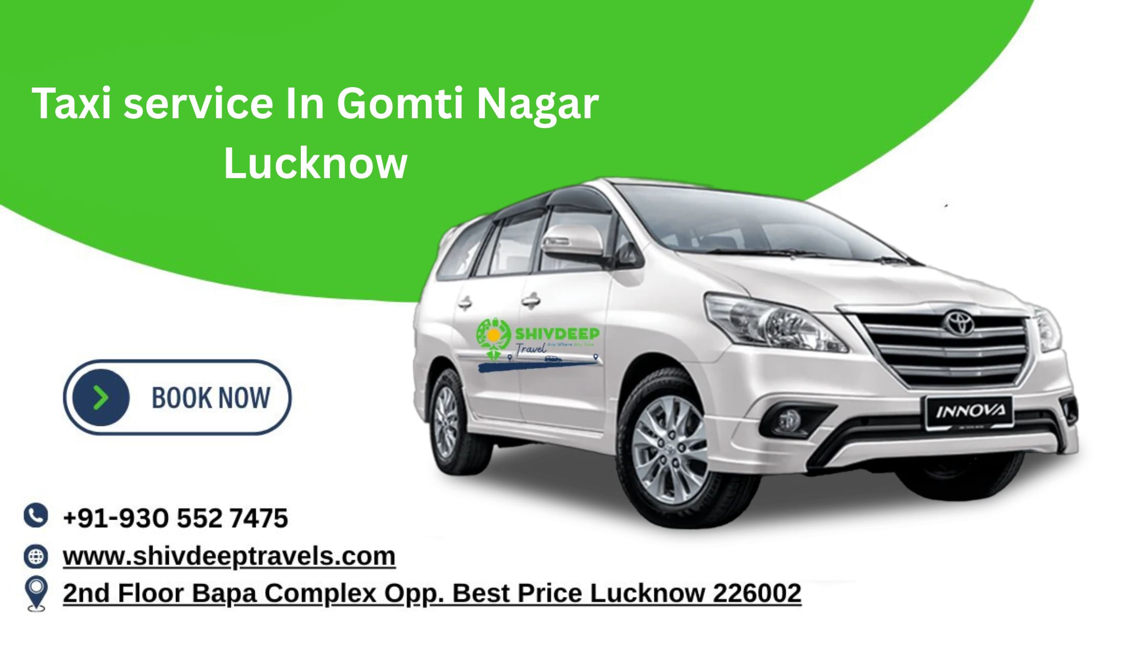 Taxi Service in Gomti Nagar Lucknow – Travel Smart with Shivdeep Travel