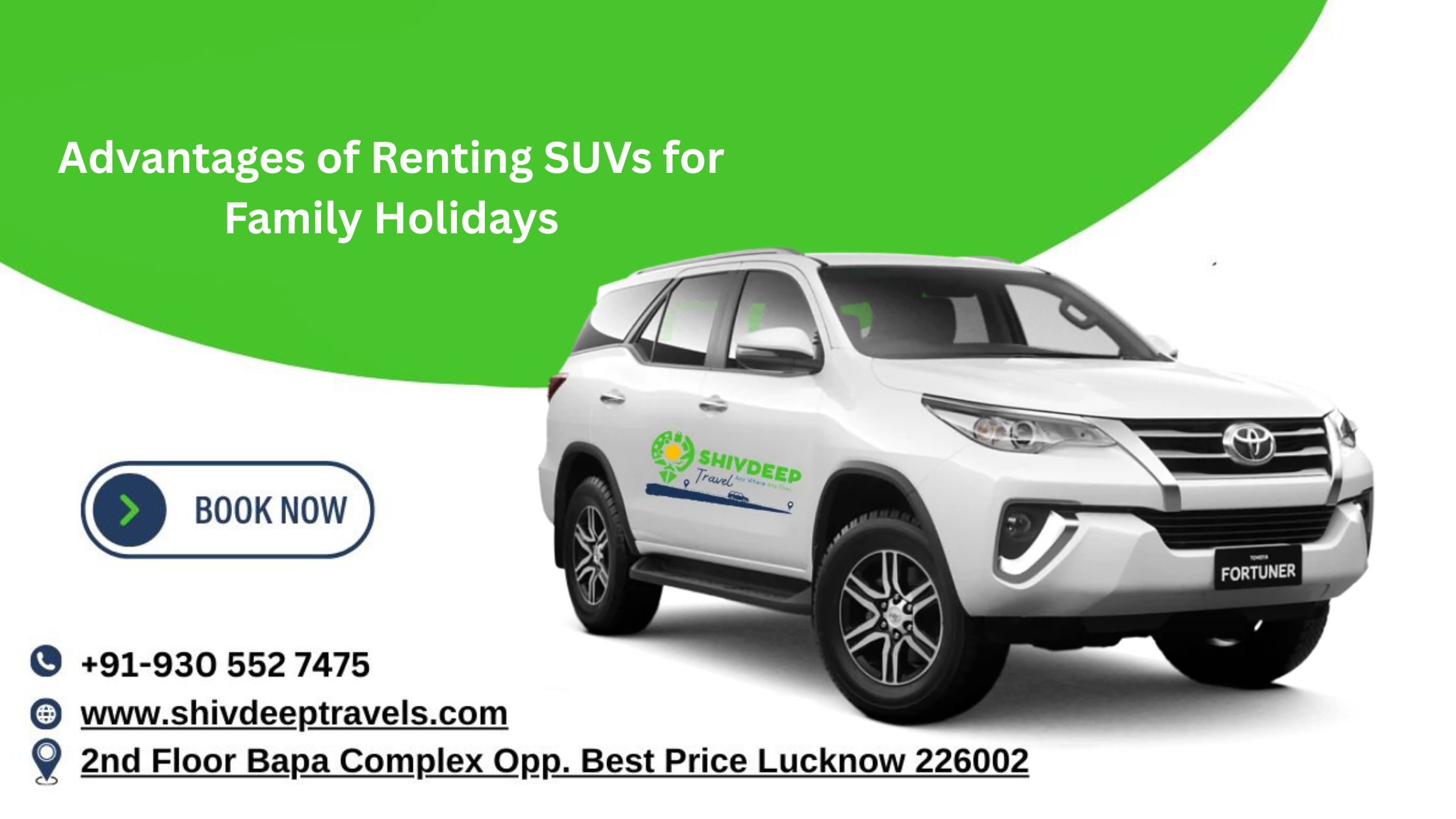 Advantages of Renting SUVs for Family Holidays | Shivdeep Travel
