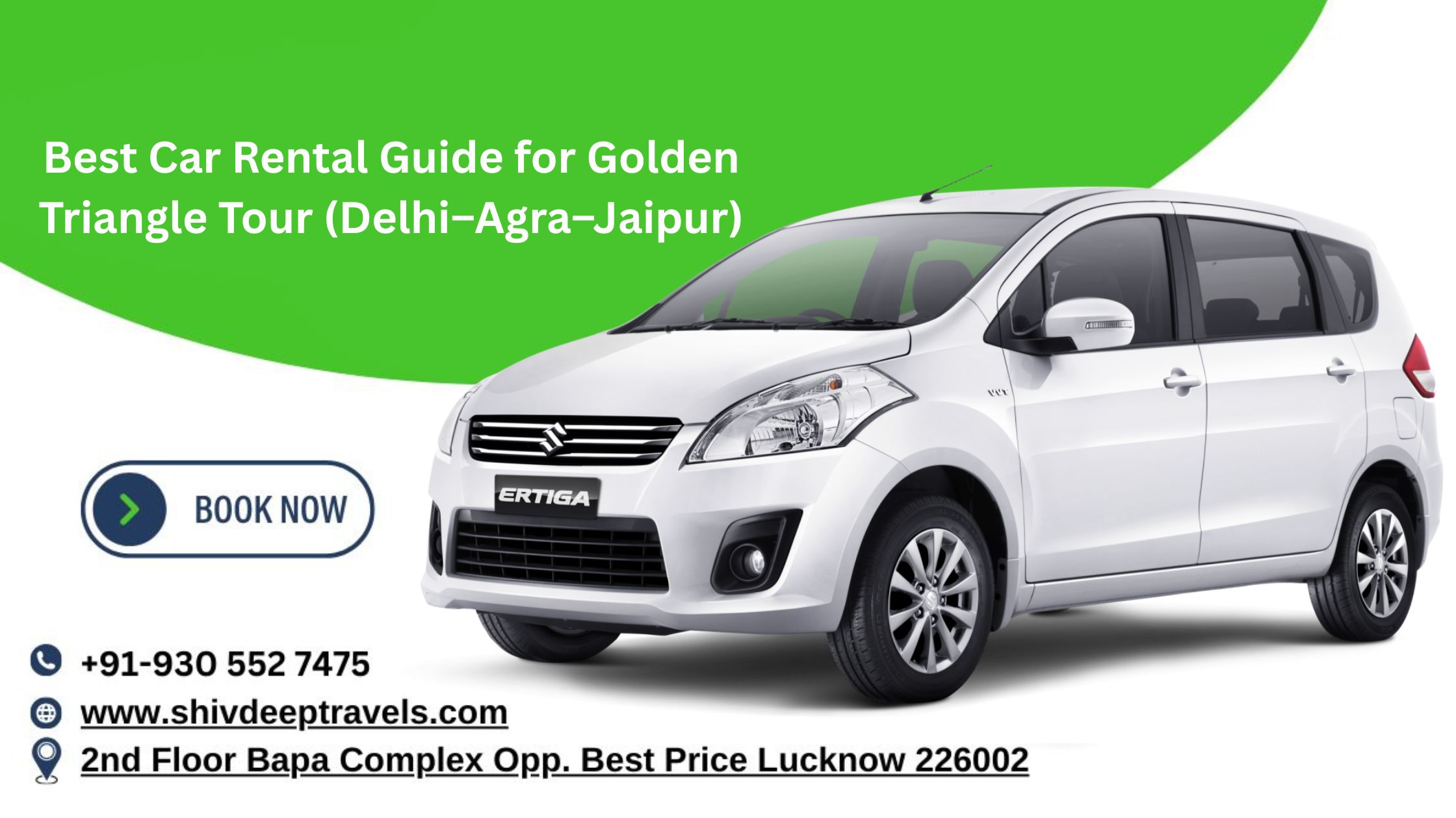 Best Car Rental Guide for Golden Triangle Tour (Delhi–Agra–Jaipur) | Shivdeep Travel