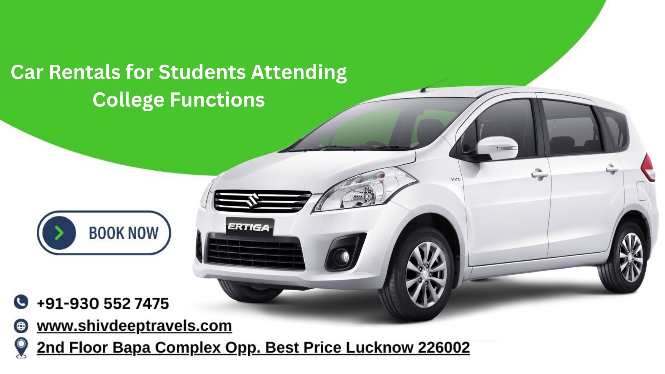 Car Rentals for Students Attending College Functions | Shivdeep Travel
